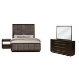 Durango 4-piece Queen Bedroom Set Smoked Peppercorn - Tampa Furniture Outlet
