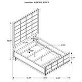 Durango 4-piece Queen Bedroom Set Smoked Peppercorn - Tampa Furniture Outlet