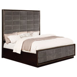 Durango 77-inch Queen Panel Bed Smoked Peppercorn - Tampa Furniture Outlet
