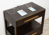 Durango 2-drawer Nightstand Smoked Peppercorn - Tampa Furniture Outlet