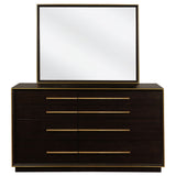 Durango 8-drawer Dresser with Mirror Smoked Peppercorn - Tampa Furniture Outlet