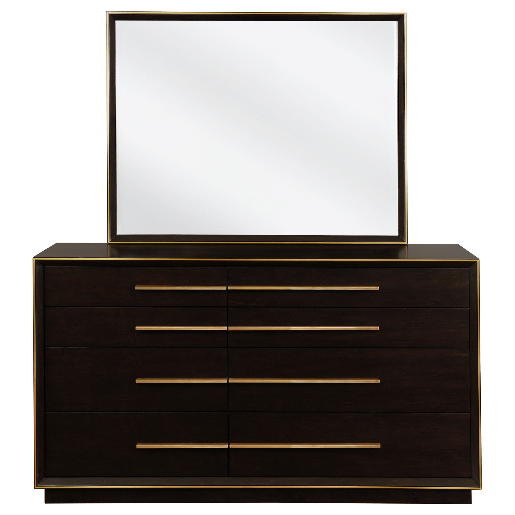 Durango 8-drawer Dresser with Mirror Smoked Peppercorn - Tampa Furniture Outlet