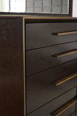 Durango 8-drawer Dresser with Mirror Smoked Peppercorn - Tampa Furniture Outlet