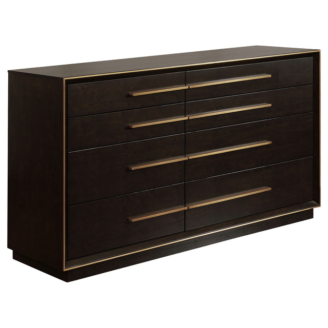 Tampa Furniture Outlet - Coaster - Durango 8-drawer Dresser Smoked Peppercorn - 223263