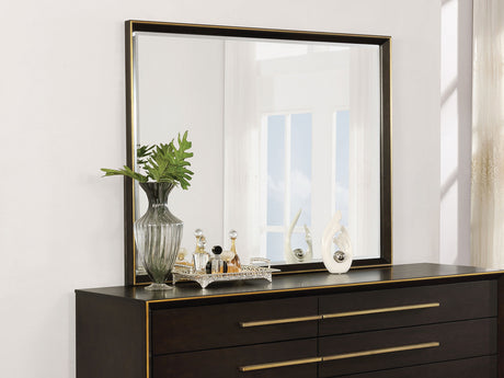 Durango Dresser Mirror Smoked Peppercorn - Tampa Furniture Outlet