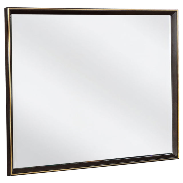 Tampa Furniture Outlet - Coaster - Durango Dresser Mirror Smoked Peppercorn - 223264