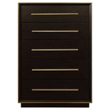 Durango 5-drawer Bedroom Chest Smoked Peppercorn - Tampa Furniture Outlet