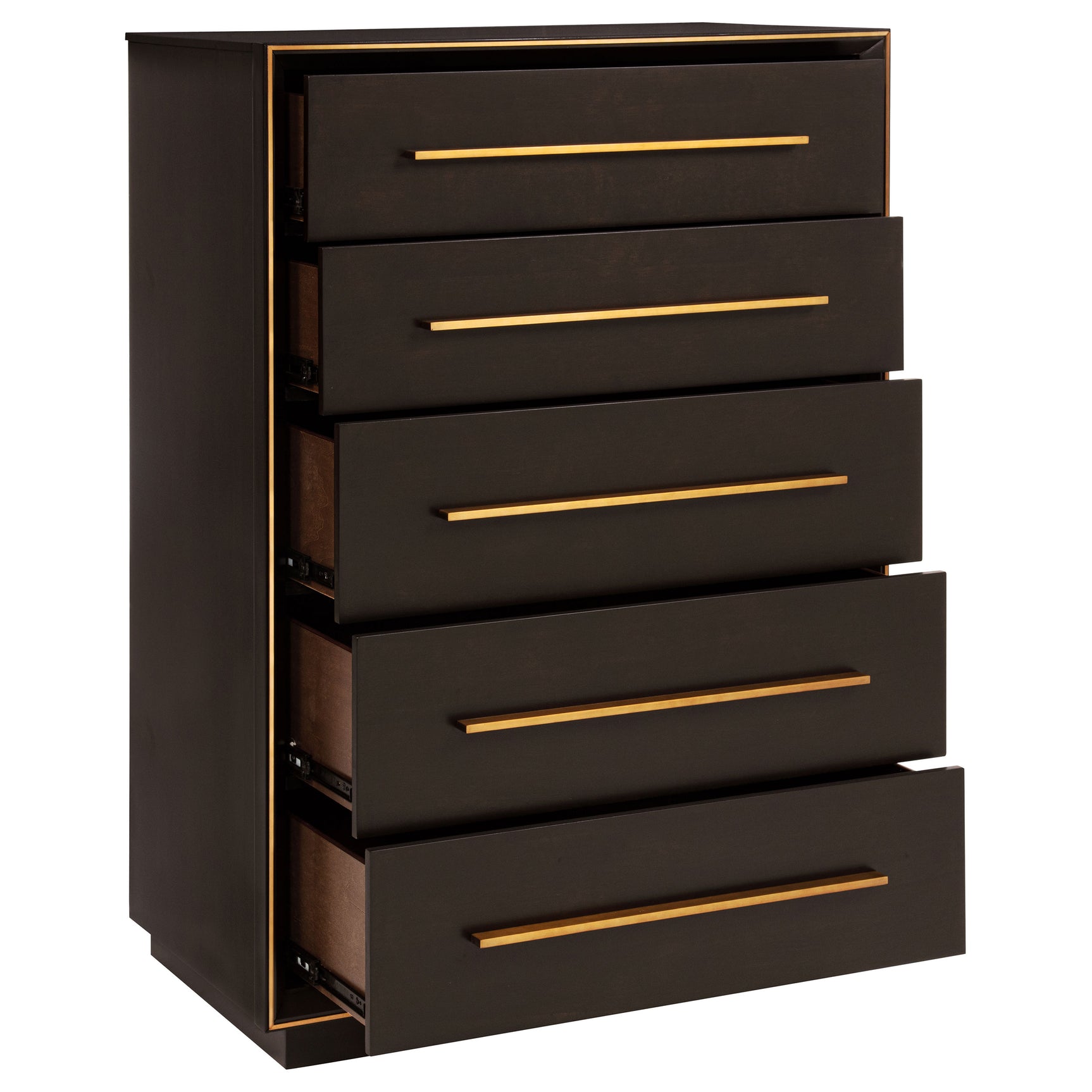Durango 5-drawer Bedroom Chest Smoked Peppercorn - Tampa Furniture Outlet