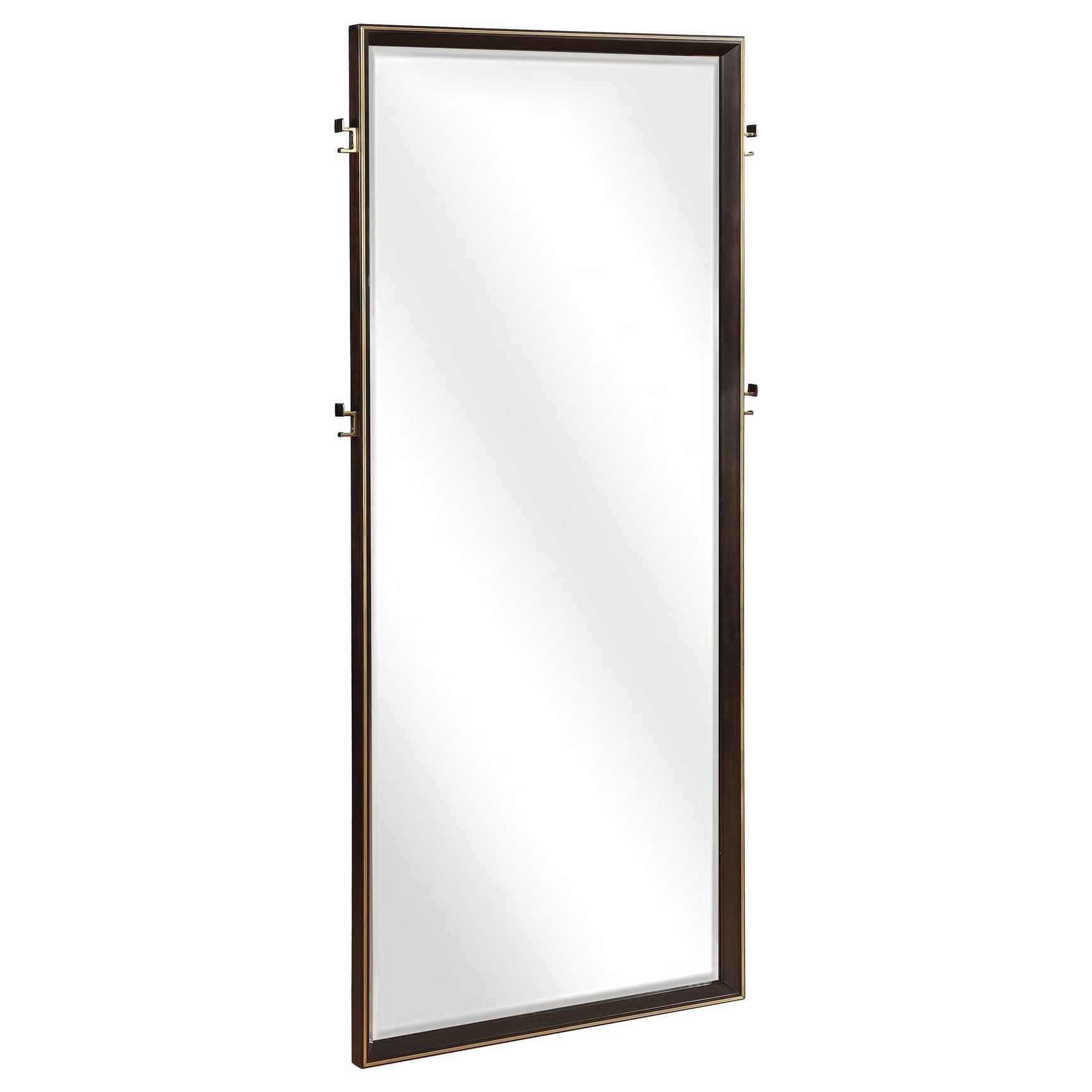 Tampa Furniture Outlet - Coaster - Durango 80-inch Standing Floor Mirror Smoked Peppercorn - 223270