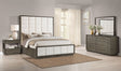Tampa Furniture Outlet - Coaster - Durango 4-piece Eastern King Bedroom Set Taupe Oak - 223271KE-S4