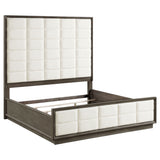 Durango 5-piece Eastern King Bedroom Set Taupe Oak - Tampa Furniture Outlet