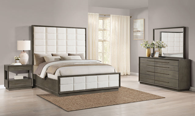 Tampa Furniture Outlet - Coaster - Durango 4-piece California King Bedroom Set Taupe Oak - 223271KW-S4