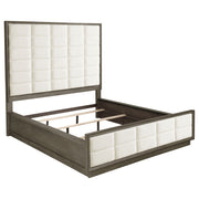 Tampa Furniture Outlet - Coaster - Durango 80-inch California King Panel Bed Taupe Oak - 223271KW