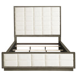 Durango 80-inch California King Panel Bed Taupe Oak - Tampa Furniture Outlet