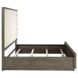 Durango 80-inch California King Panel Bed Taupe Oak - Tampa Furniture Outlet