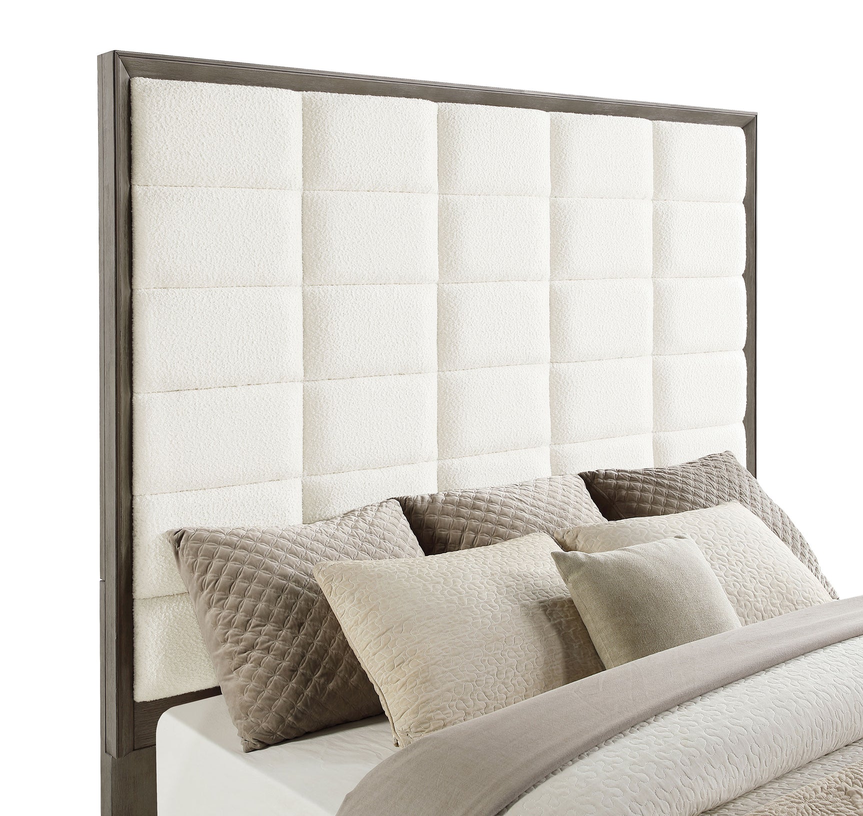 Durango 80-inch California King Panel Bed Taupe Oak - Tampa Furniture Outlet