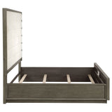 Durango 80-inch Queen Panel Bed Taupe Oak - Tampa Furniture Outlet