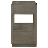 Durango 2-drawer Nightstand Bedside Table Taupe Oak - Tampa Furniture Outlet