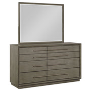Tampa Furniture Outlet - Coaster - Durango 8-drawer Dresser and Mirror Taupe Oak - 223273M