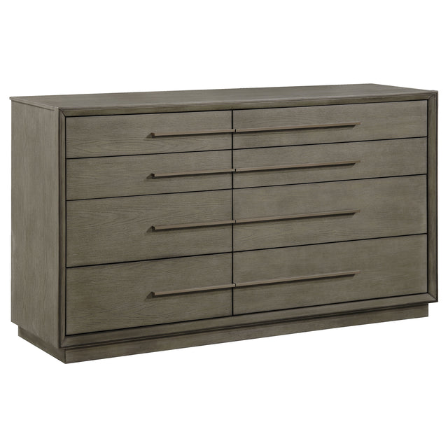 Tampa Furniture Outlet - Coaster - Durango 8-drawer Dresser Taupe Oak - 223273