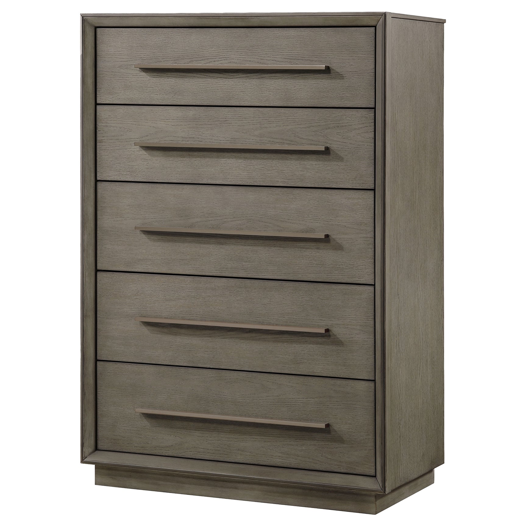 Durango 5-drawer Bedroom Chest Taupe Oak - Tampa Furniture Outlet