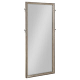 Tampa Furniture Outlet - Coaster - Durango 80-inch Standing Floor Mirror Washed Oak - 223280