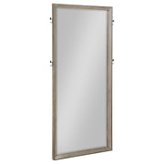 Tampa Furniture Outlet - Coaster - Durango 80-inch Standing Floor Mirror Washed Oak - 223280