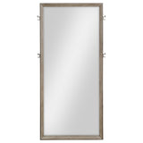 Durango 80-inch Standing Floor Mirror Washed Oak - Tampa Furniture Outlet