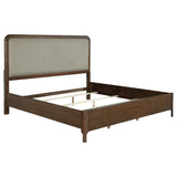 Maderia 4-piece Eastern King Bedroom Set Walnut - Tampa Furniture Outlet