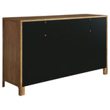 Maderia 4-piece Eastern King Bedroom Set Walnut - Tampa Furniture Outlet