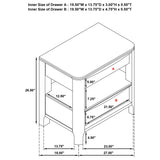 Maderia 4-piece Eastern King Bedroom Set Walnut - Tampa Furniture Outlet