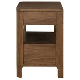Maderia 2-drawer Nightstand Bedside Table Walnut - Tampa Furniture Outlet