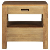 Maderia 2-drawer Nightstand Bedside Table Walnut - Tampa Furniture Outlet
