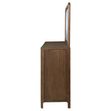 Maderia 8-drawer Dresser and Mirror Walnut - Tampa Furniture Outlet