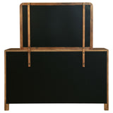 Maderia 8-drawer Dresser and Mirror Walnut - Tampa Furniture Outlet