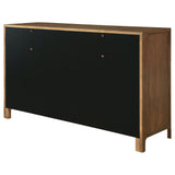 Maderia 8-drawer Dresser Cabinet Walnut - Tampa Furniture Outlet