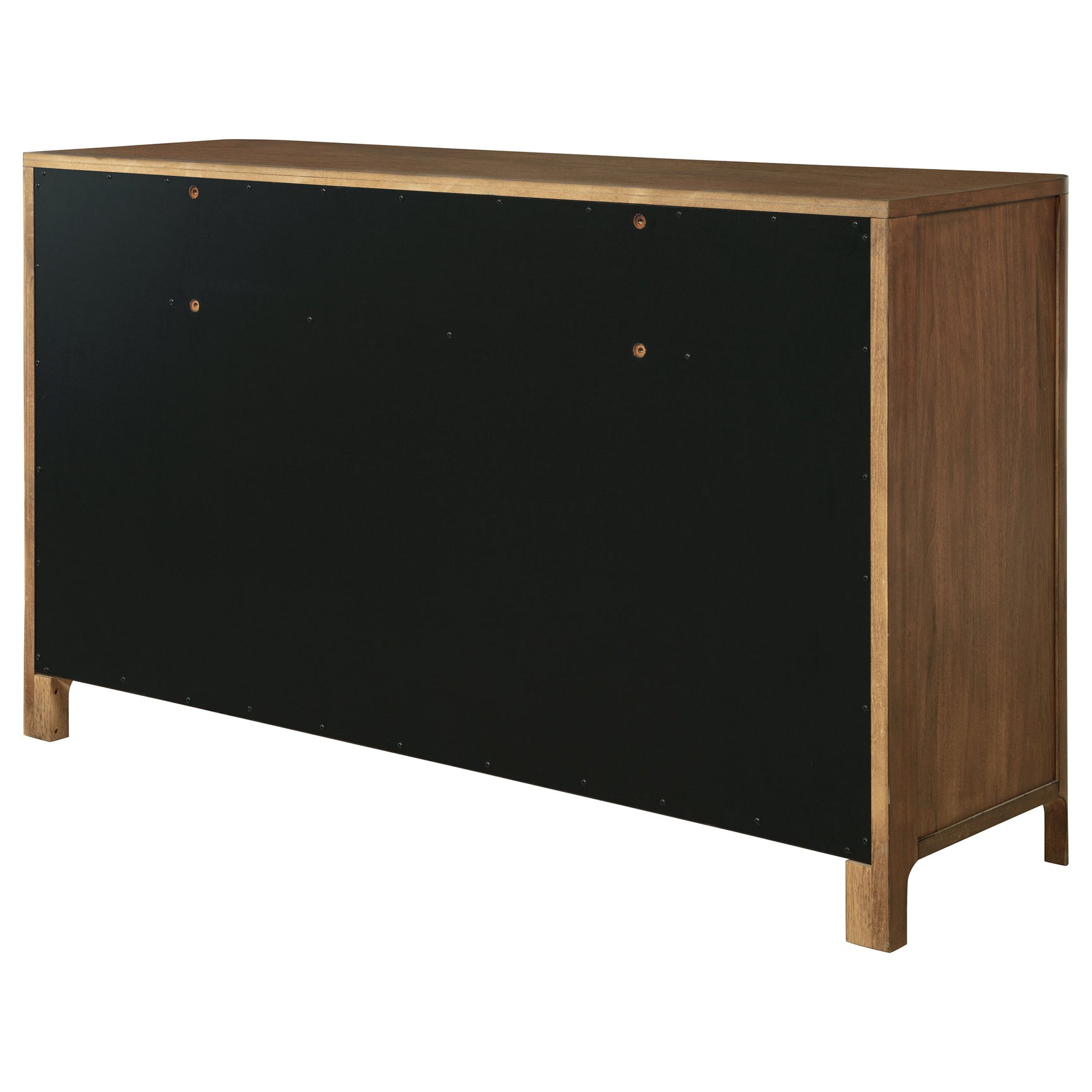 Maderia 8-drawer Dresser Cabinet Walnut - Tampa Furniture Outlet