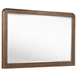 Tampa Furniture Outlet - Coaster - Maderia Dresser Mirror Walnut - 223324