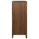 Maderia 5-drawer Chest of Drawers Walnut - Tampa Furniture Outlet