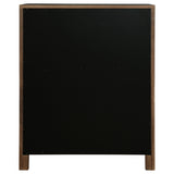 Maderia 5-drawer Chest of Drawers Walnut - Tampa Furniture Outlet