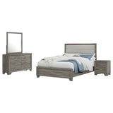 Wright 4-piece California King Bedroom Set Brown Oak - Tampa Furniture Outlet