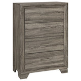 Wright 5-piece Queen Bedroom Set Brown Oak - Tampa Furniture Outlet