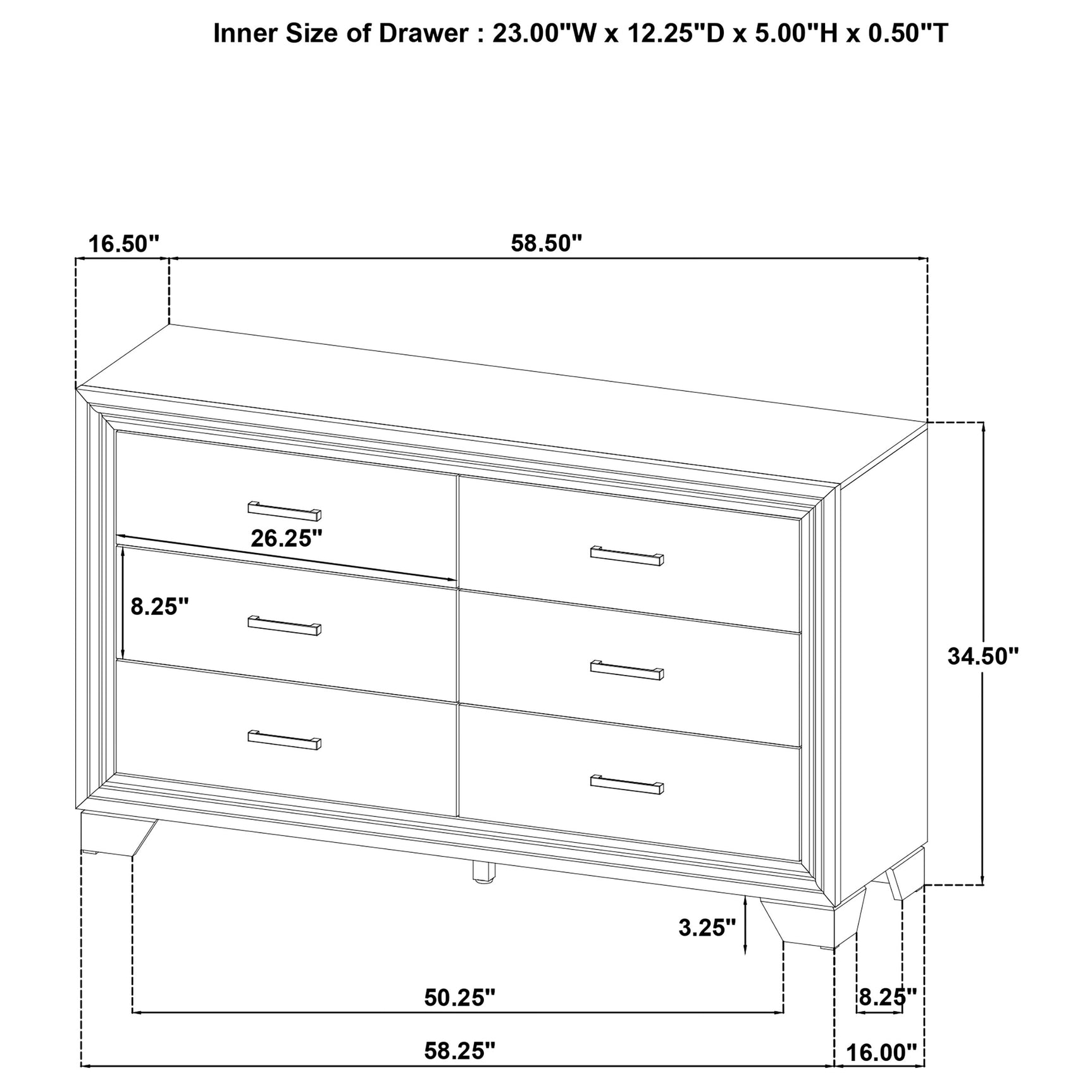 Wright 5-piece Queen Bedroom Set Brown Oak - Tampa Furniture Outlet
