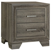 Tampa Furniture Outlet - Coaster - Wright 2-drawer Nightstand Bedside Table Brown Oak - 223342