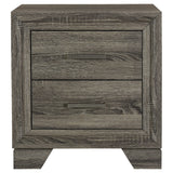 Wright 2-drawer Nightstand Bedside Table Brown Oak - Tampa Furniture Outlet