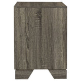 Wright 2-drawer Nightstand Bedside Table Brown Oak - Tampa Furniture Outlet