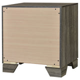 Wright 2-drawer Nightstand Bedside Table Brown Oak - Tampa Furniture Outlet