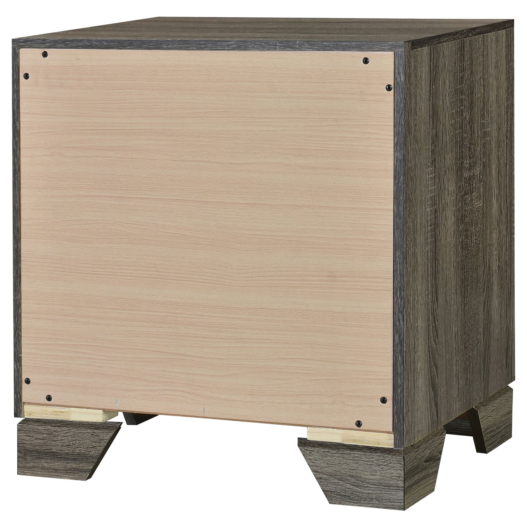 Wright 2-drawer Nightstand Bedside Table Brown Oak - Tampa Furniture Outlet