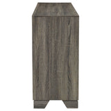 Wright 6-drawer Dresser Cabinet Brown Oak - Tampa Furniture Outlet