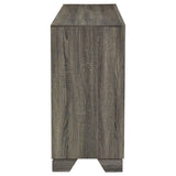 Wright 6-drawer Dresser Cabinet Brown Oak - Tampa Furniture Outlet